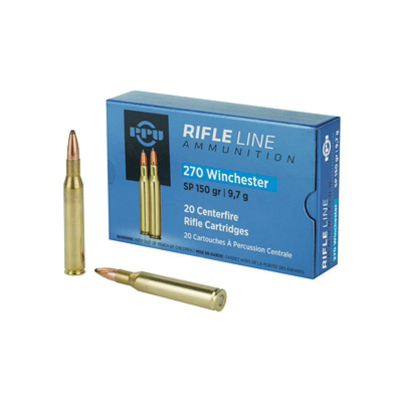 Prvi Partizan .270 Winchester PPUCenterfire 150gr JSP Ammo