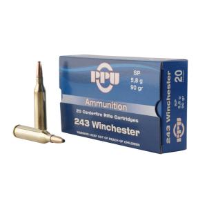 Prvi Partizan .243 Winchester 243 WINCenterfire 90gr JSP Ammo