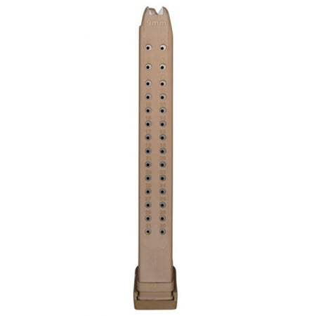 GLOCK 9MM 33RD MAGAZINE TAN