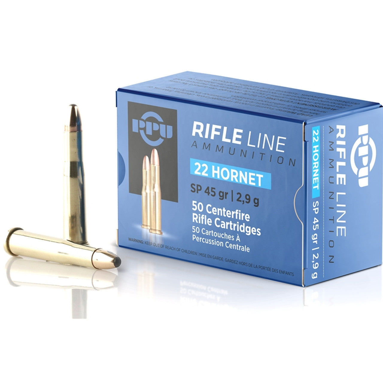 Prvi Partizan .22 Hornet  45gr JSP Ammo