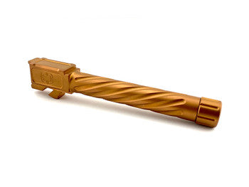 Shadow Systems CR Barrel with Compensator, 9MM, 3.66", Fits Shadow Systems CR, Nitride Finish, Bronze SGK-CRP-BRN