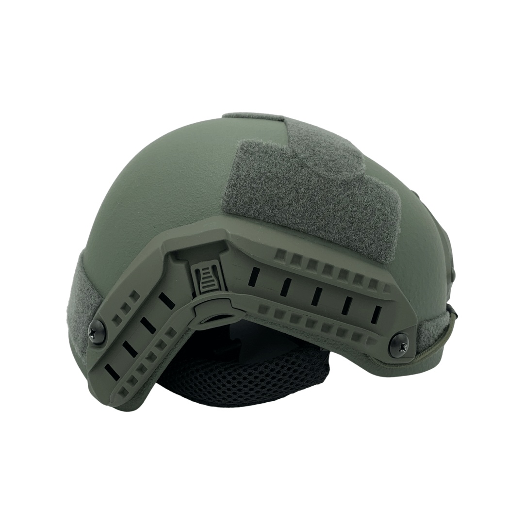 dGUARD DOG LVL IIIA BALLISTIC HELMET GREEN W/ MC COVER, XL FIT (15088)