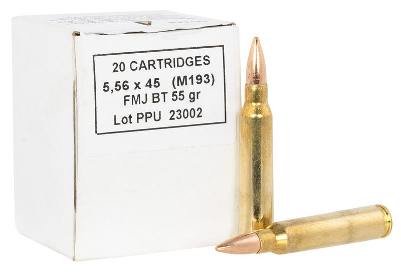 Prvi Partizan 5.56x45mm NATO M193 55gr FMJ Ammo
