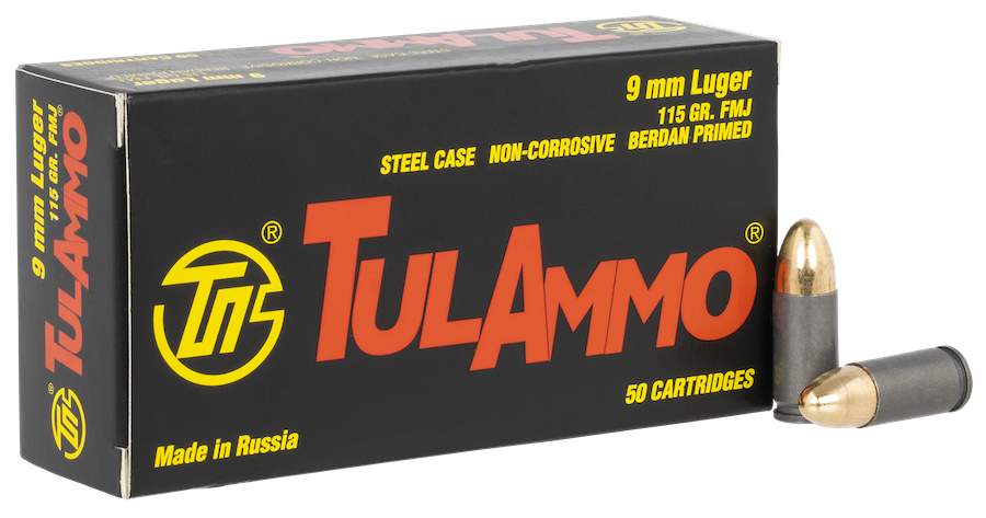 Tula  9mm Luger / Parabellum 115 Gr FMJ