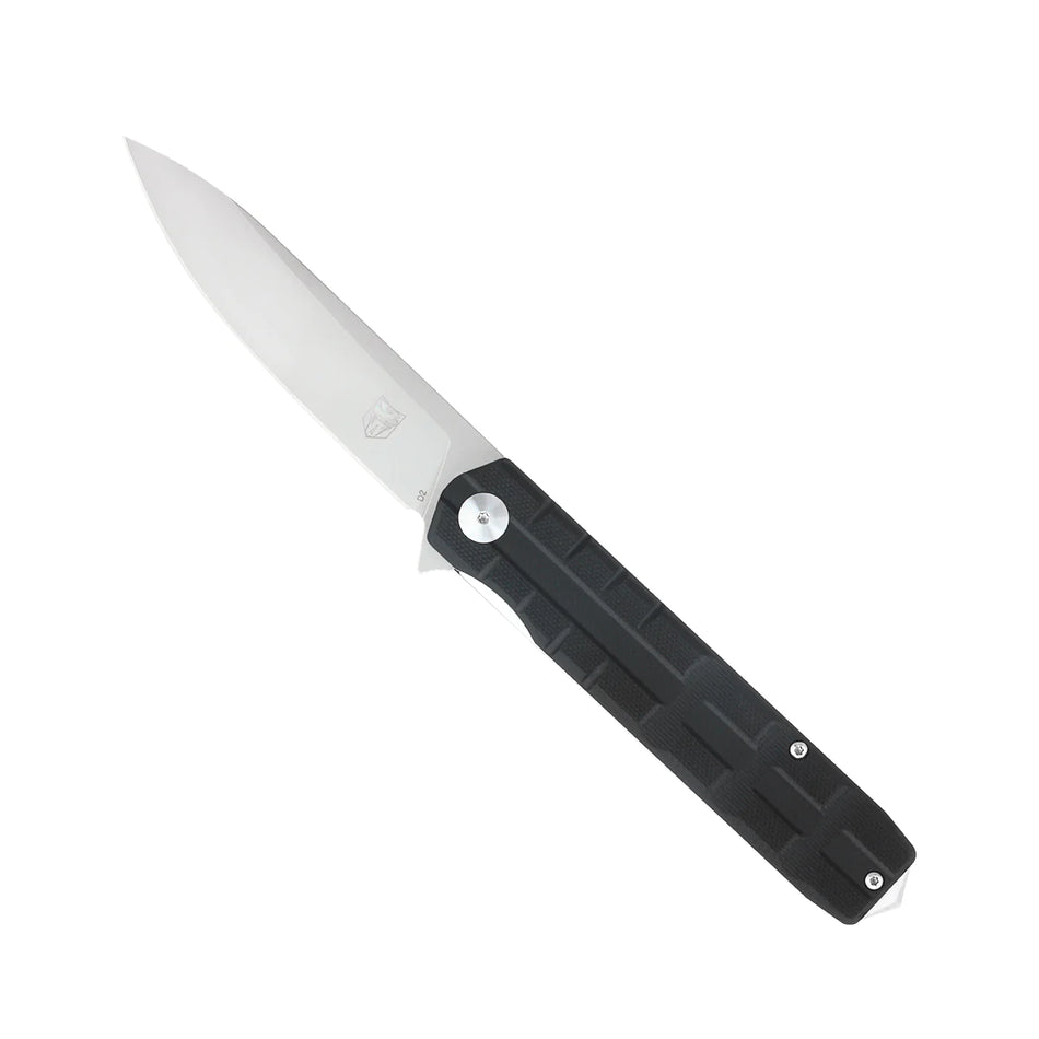 CobraTec Large Kuzio Drop Folder Knife Folding Blade Black