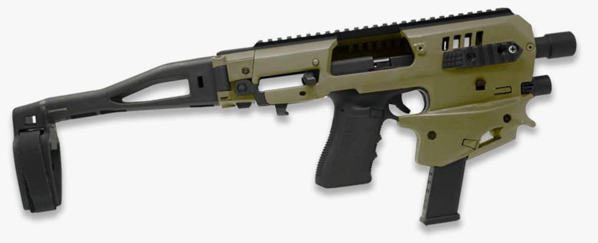 CAA MICRO CONVERSION  KIT GLOCK 43/43X/48 OD GREEN  LONG STABILZER GEN2