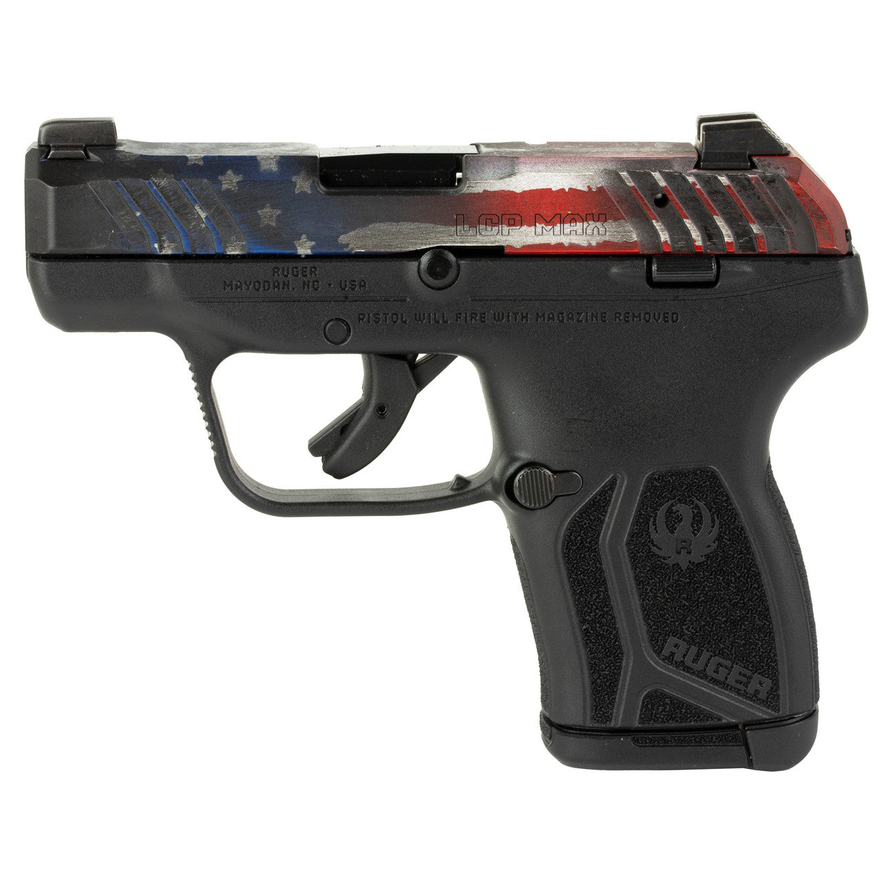 RUGER LCP MAX 380ACP AMERICAN FLAG 10+1 CAPACITY