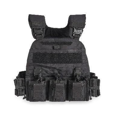 GUARD DOG BODY ARMOR PITBULL PLATE CARRIER BLACK ADJUSTABLE