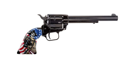 HERITAGE ROUGHRIDER 22LR BLK 6.5" 6RD INDEPENDCE DAY GRIPS