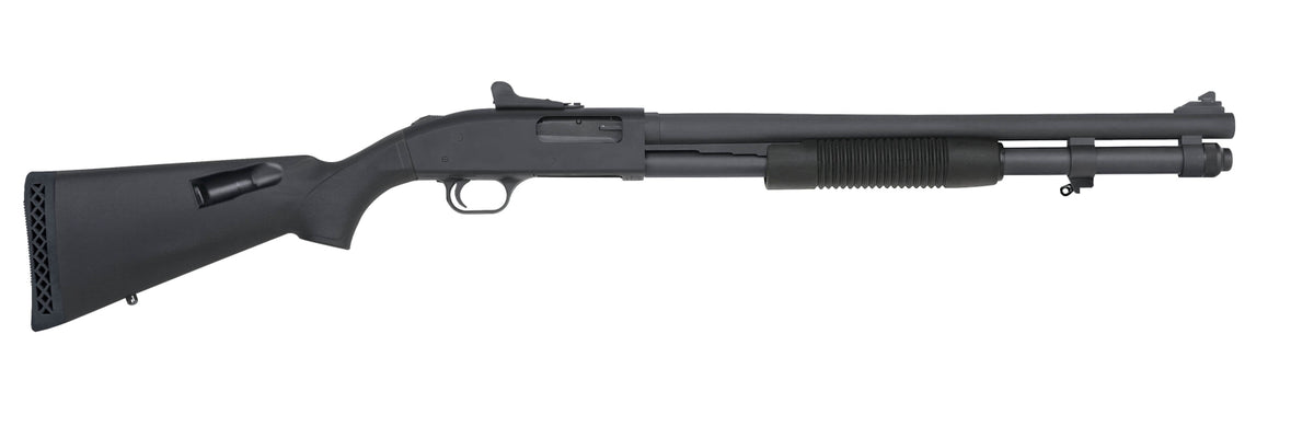 MOSSBERG 590A1 12 GA 8+1 SECURITY SHTGN BLK +4 STK 20"