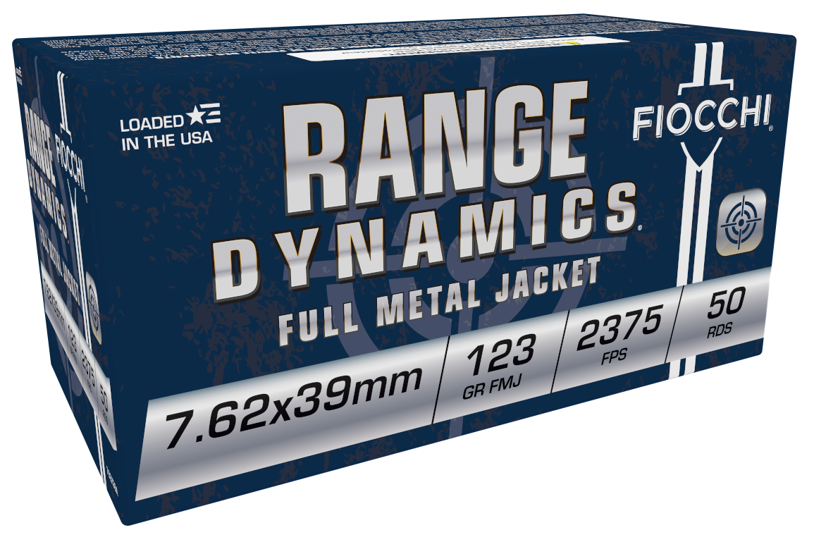 Fiocchi 7.62x39mm Range Dynamics 123gr FMJ Ammo