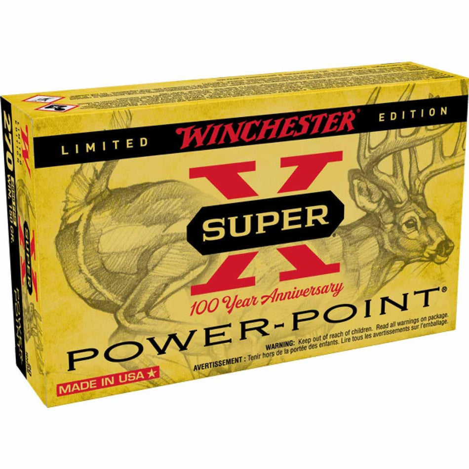 Winchester .308 Win / 7.62x51mm Super X 100 Year Anniversary 150gr JSP Ammo