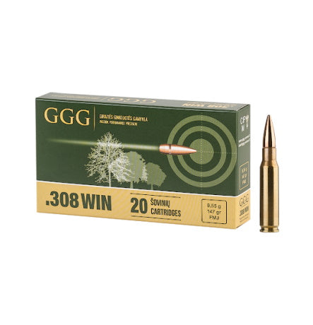 GGG .308 Win / 7.62x51mm GGG .308 WIN DESIGN GPX11 147gr FMJ Ammo