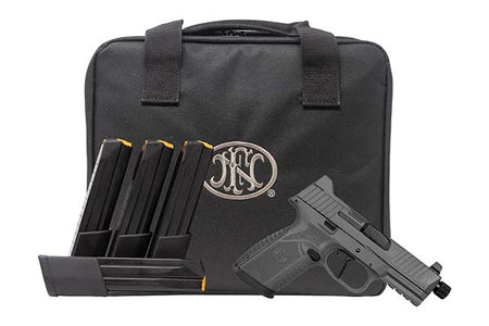 FN 509T NMS TUNGSTEN GRY N.S. 9MM PSTL 1-17RD + 4-24RD MAGS