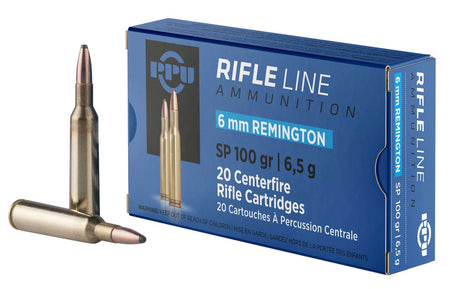 PPU 6MM REMINGTON SPBT 100GR 20RD BOX 10 BOXES PER CASE