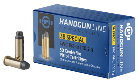 Prvi Partizan  .38 Special 158 Gr Wadcutter