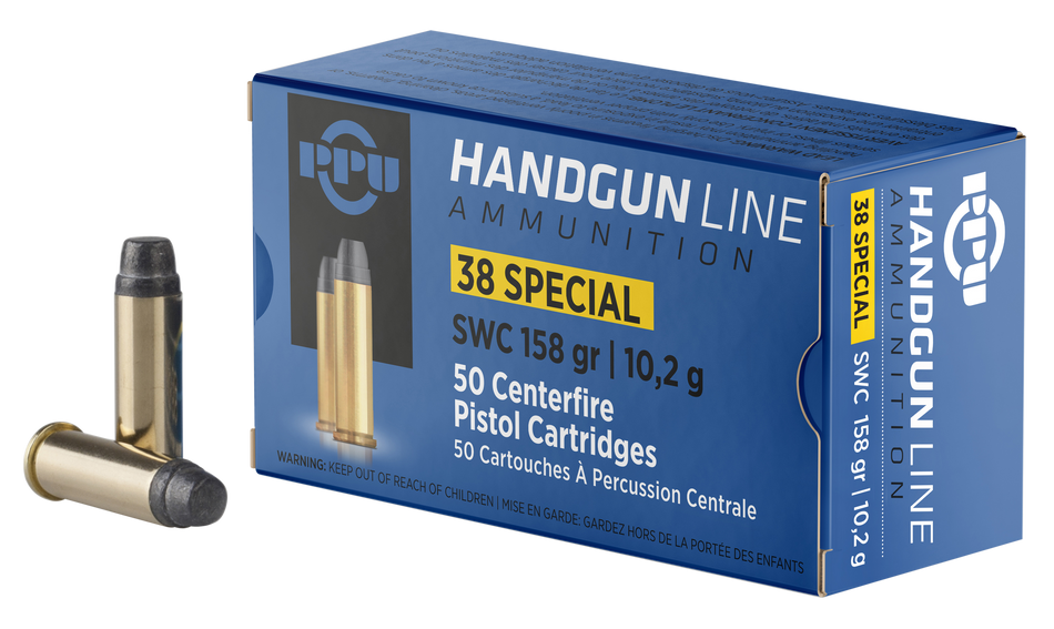 Prvi Partizan  .38 Special 158 Gr Wadcutter