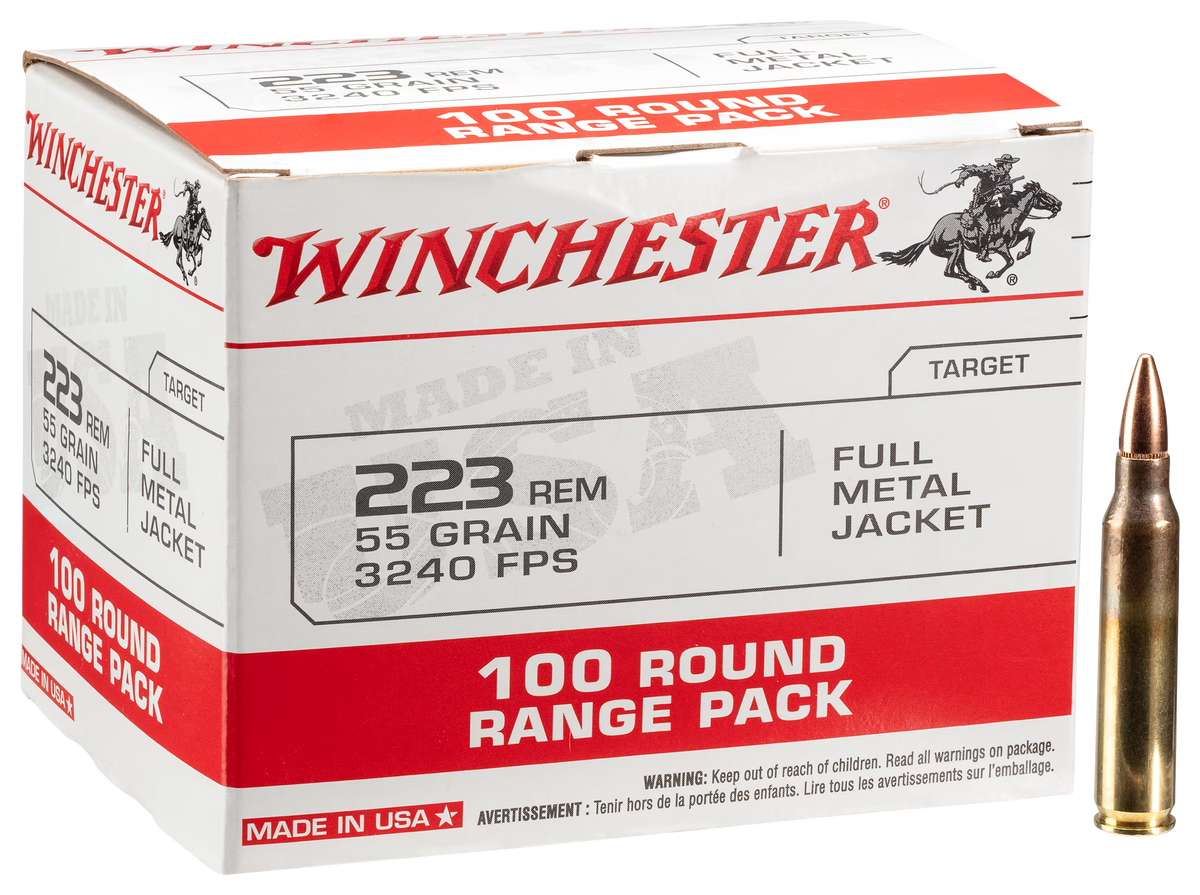 Winchester .223 Remington USA 55gr FMJ Ammo