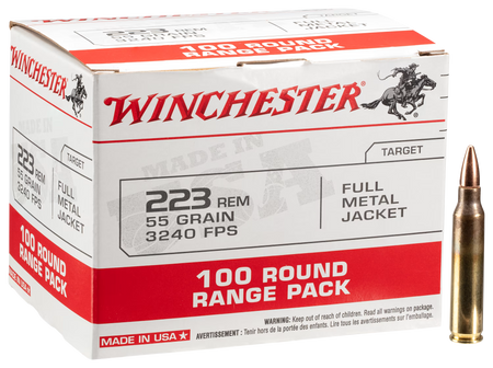 Winchester .223 Remington USA 55gr FMJ Ammo