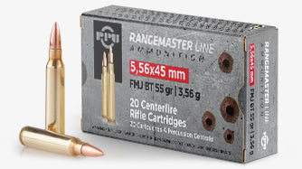 Prvi Partizan 5.56x45mm NATO RANGEMASTER 55gr FMJ Ammo