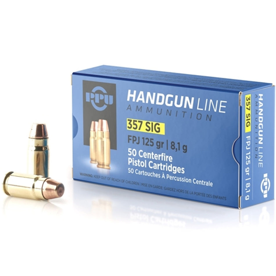 Prvi Partizan .357 Sig Handgun 125gr FMJ Ammo