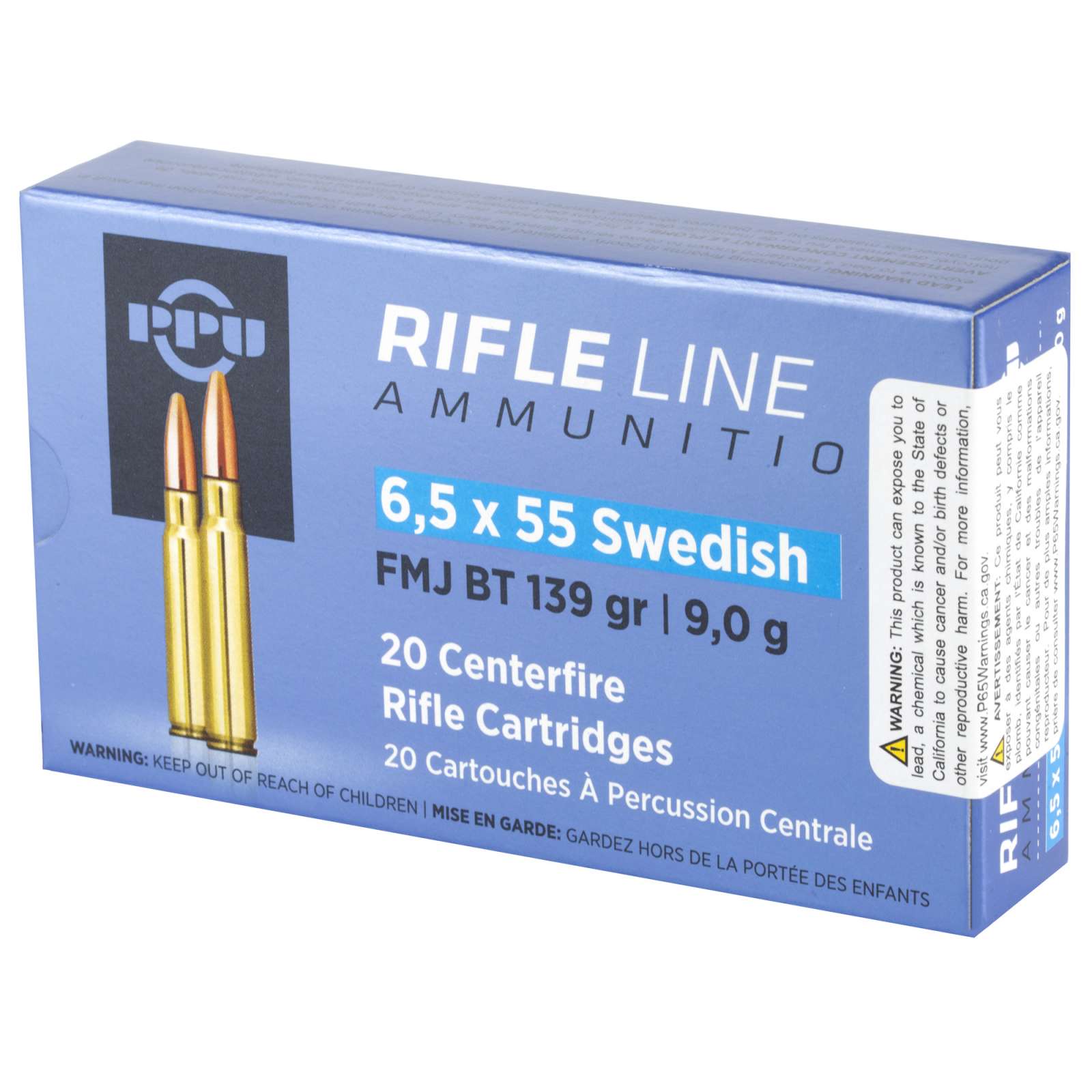 Prvi Partizan 6.5x55mm Swedish RIFLE LINE 139gr FMJ Ammo