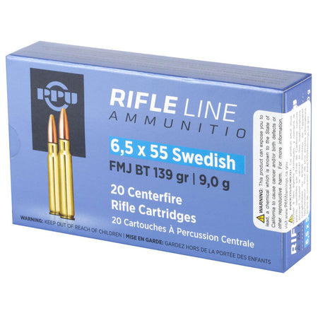 Prvi Partizan 6.5x55mm Swedish RIFLE LINE 139gr FMJ Ammo