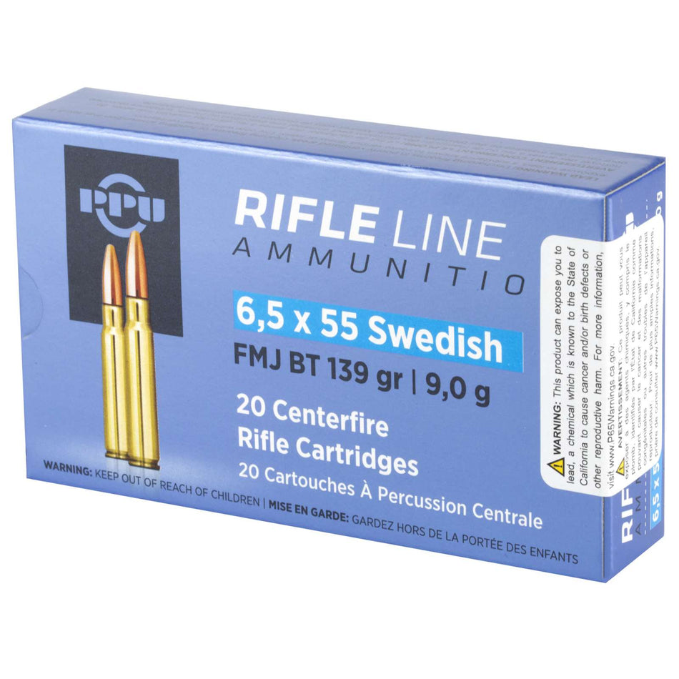 Prvi Partizan 6.5x55mm Swedish RIFLE LINE 139gr FMJ Ammo