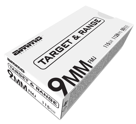 Ammo Inc 9mm Luger / Parabellum Target and Range 115gr FMJ Ammo