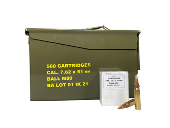 Igman .308 Win / 7.62x51mm M80 Ball 147gr FMJ Ammo