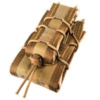 HIGH SPEED GEAR DOUBLE DECKER LT MOLLE HOLDS 1 RIFLE AND 1 PISTOL MAG BLACK