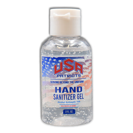 USA PATRIOTS HAND SANITIZER GEL 2OZ (MUST BUY 50 IN CASE)