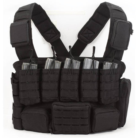 VOODOO TACTICAL TACTICAL CHEST RIG (BLACK)