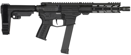 CMMG PISTOL, BANSHEE, MKGS, 9MM, 8", ARMOR BLK W/ADJ RIP BRACE