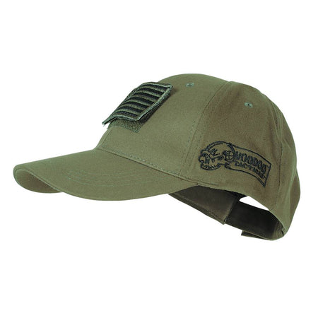 VOODOO TACTICAL VOODOO CAP WITH REMOVABLE FLAG PATCH (OD)