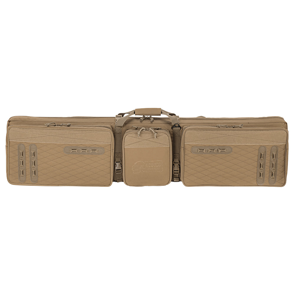 VOODOO TACTICAL 3-GUN COMPETITION WEAPONS CASE - (COYOTE)