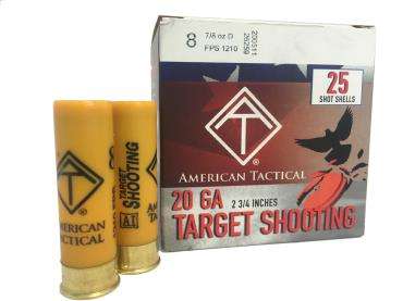 ATI Target Load 20 Gauge 2.75 in 7/8 oz #8