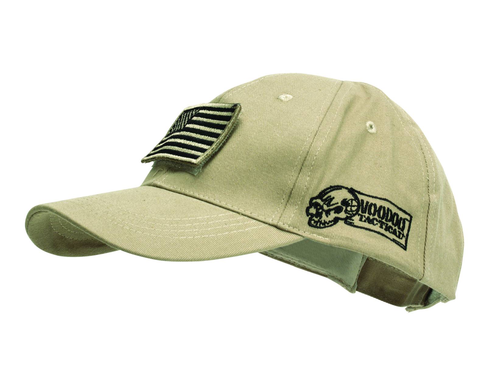 VOODOO TACTICAL VOODOO CAP WITH REMOVABLE FLAG PATCH (SAND)