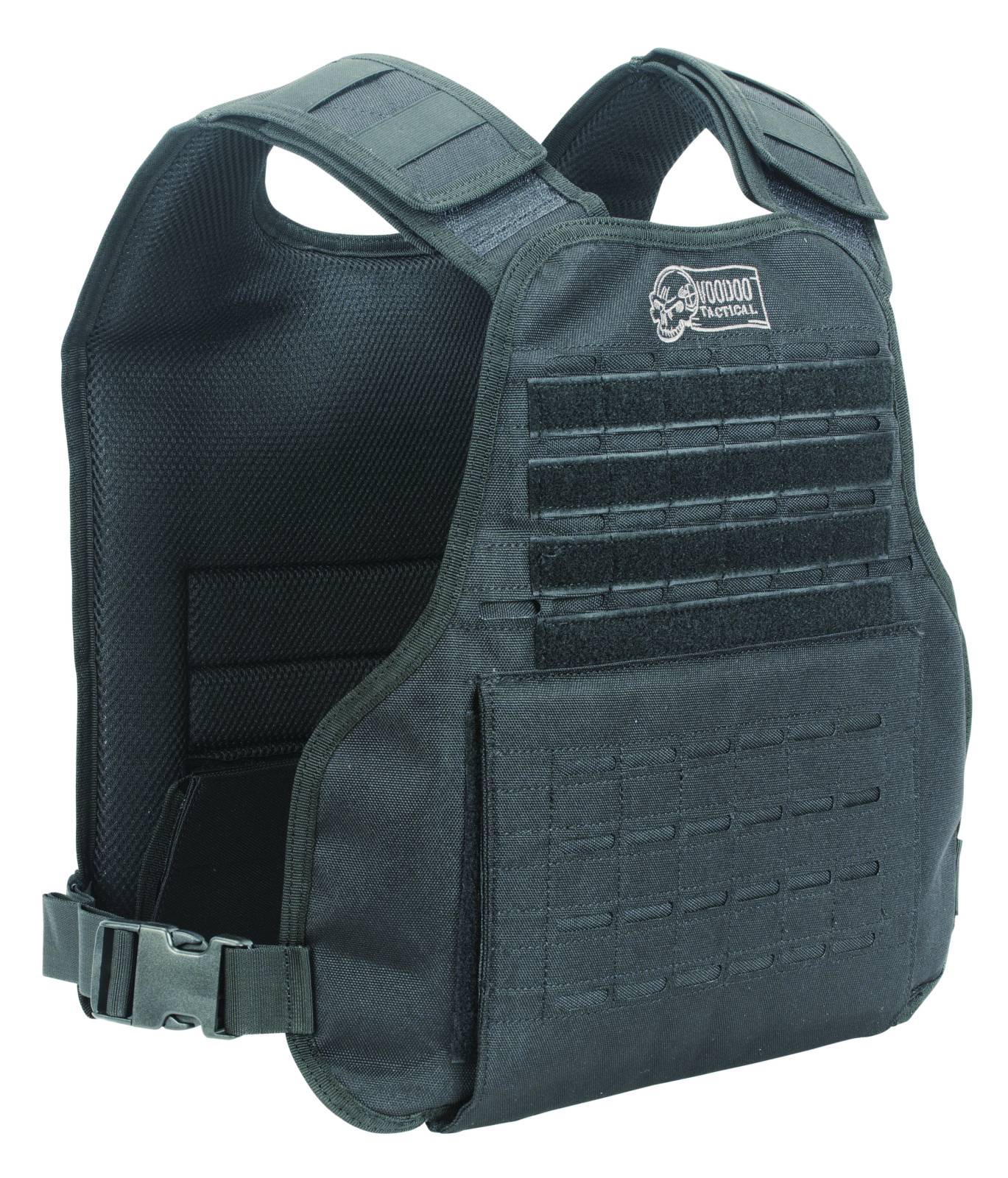 VOODOO TACTICAL LIGHTWEIGHT TACTICAL PLATE CARRIER (BLACK/3XL-5XL)