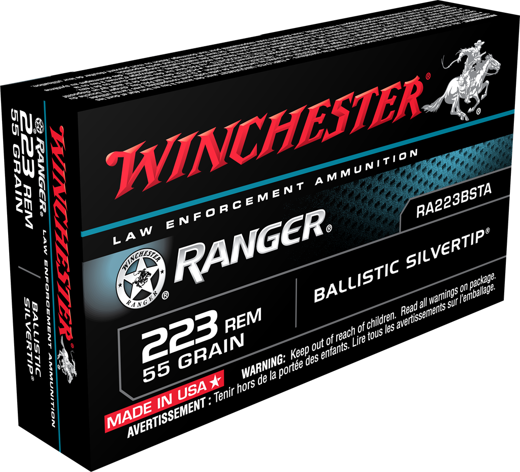 Winchester .223 Remington Ranger 55gr PolyTip Ammo
