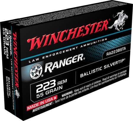 Winchester .223 Remington Ranger 55gr PolyTip Ammo