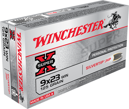 Winchester 9x23mm Winchester Hollow Point 125gr JHP Ammo