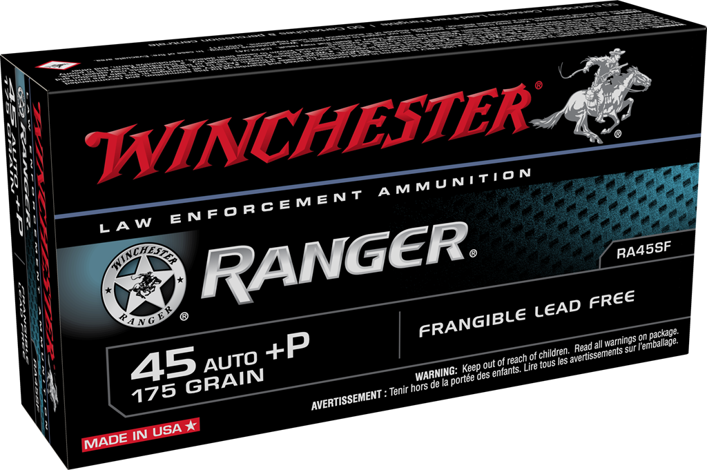 Winchester .45 ACP/Auto Ranger 175gr Solid Ammo