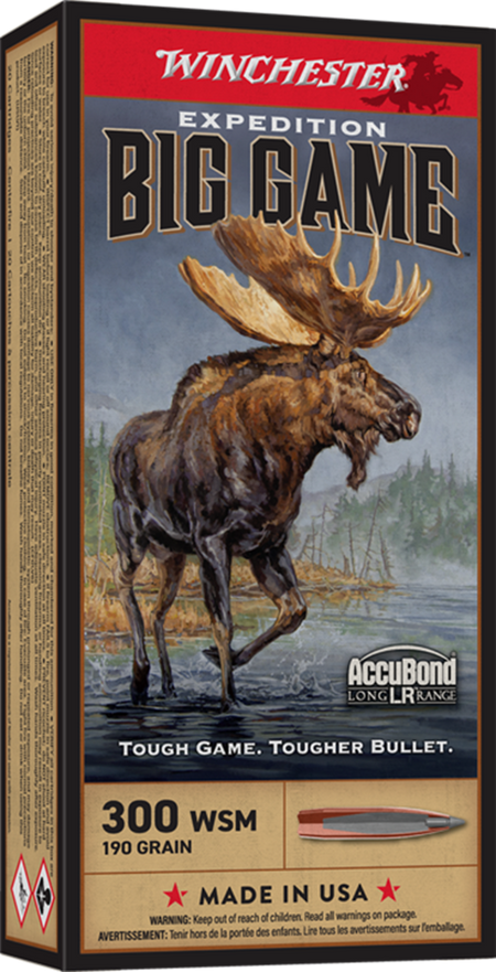 Winchester .300 WSM Expedition Big Game 190gr PolyTip Ammo