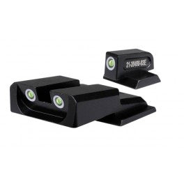 DEAD RINGER NIGHT SIGHTS SP TRITIUM GRN/GRN S-P 3 FRONT/REAR GLOCK 17 - 41 BULK 25 pack