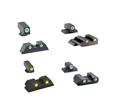 DEAD RINGER NIGHT SIGHTS SP TRITIUM GRN/GRN FNH FNS FNX SERIES