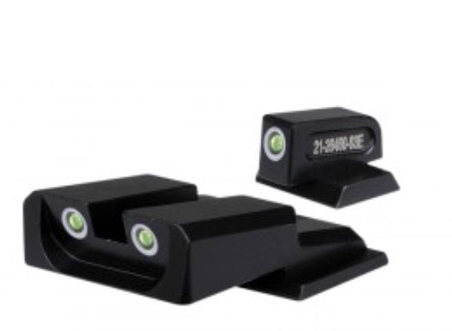 DEAD RINGER NIGHT SIGHTS SP 42/43 FRONT/REAR TRITIUM GLOCK 42/43 NS GRN/GRN BULK 50 PACK