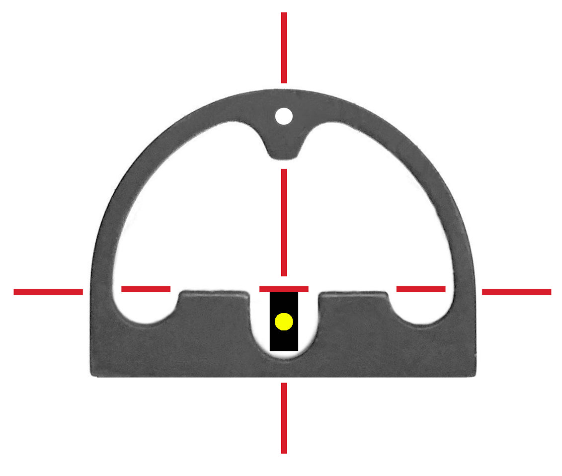 DIAMONDHEAD SIGHTS HOLE SHOT GLOCK 17 19 22 23 ETC REAR YELLOW INDICATOR FRONT TRITIUM POST SET 1