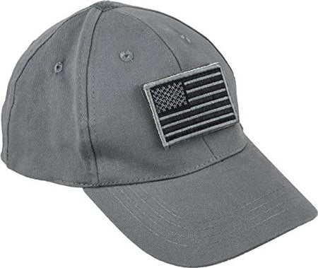 VOODOO TACTICAL VOODOO CAP WITH REMOVABLE FLAG PATCH (GRAY)