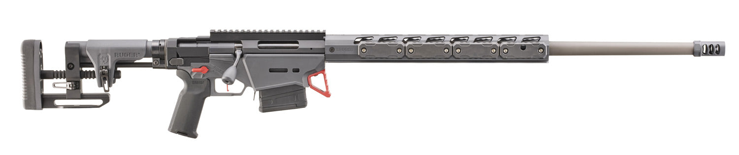 RUGER PRECISION RIFLE 6MM CM 26" BBL, FOLDING STOCK, MOD WEIGHTS, 1-10RD MAG
